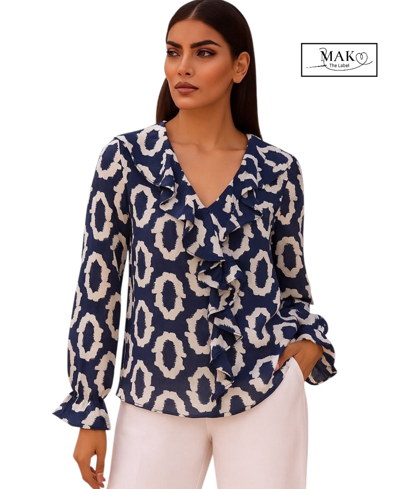 POPPY RUFFLE TOP
