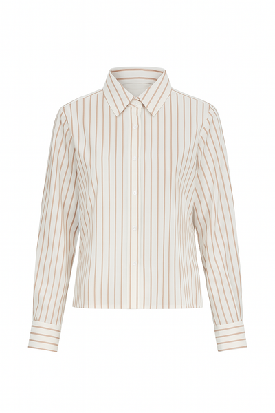 SILVI WHITE CROP SHIRT