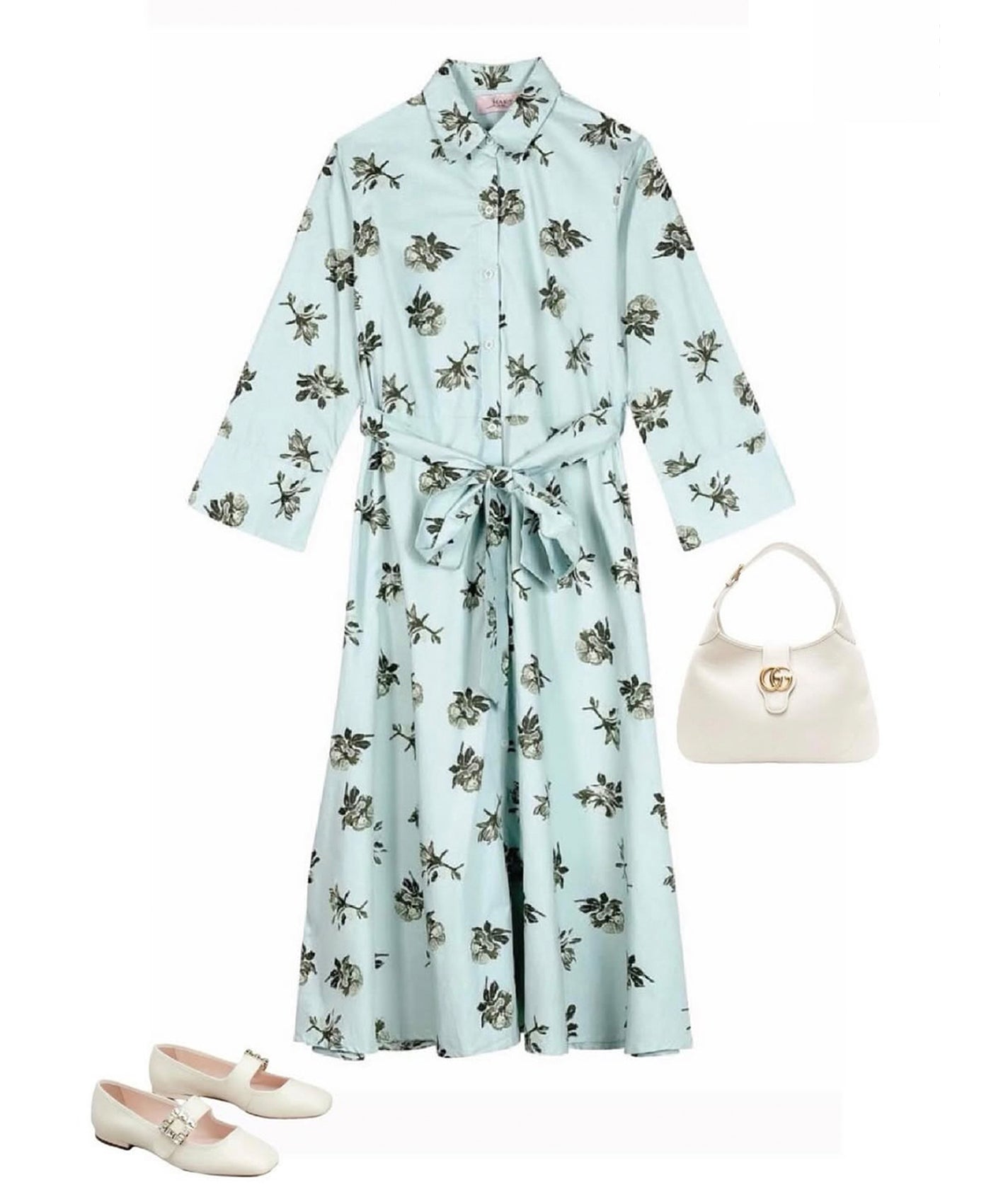 ZAHRA MINT LONG DRESS
